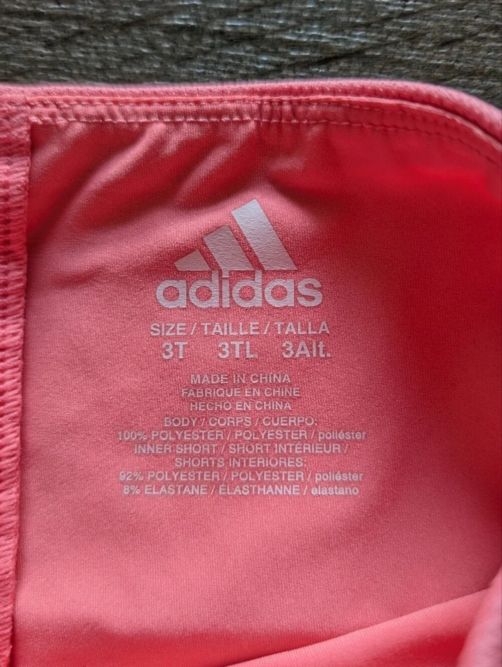 3/$15 - Adidas Girls Pink Flared Skort Size 3T